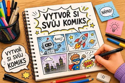 Pojď si zailustrovat a vytvořit svůj komiks