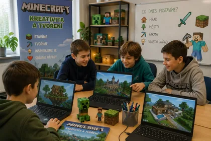 Minecraft – kreativita, tvoření